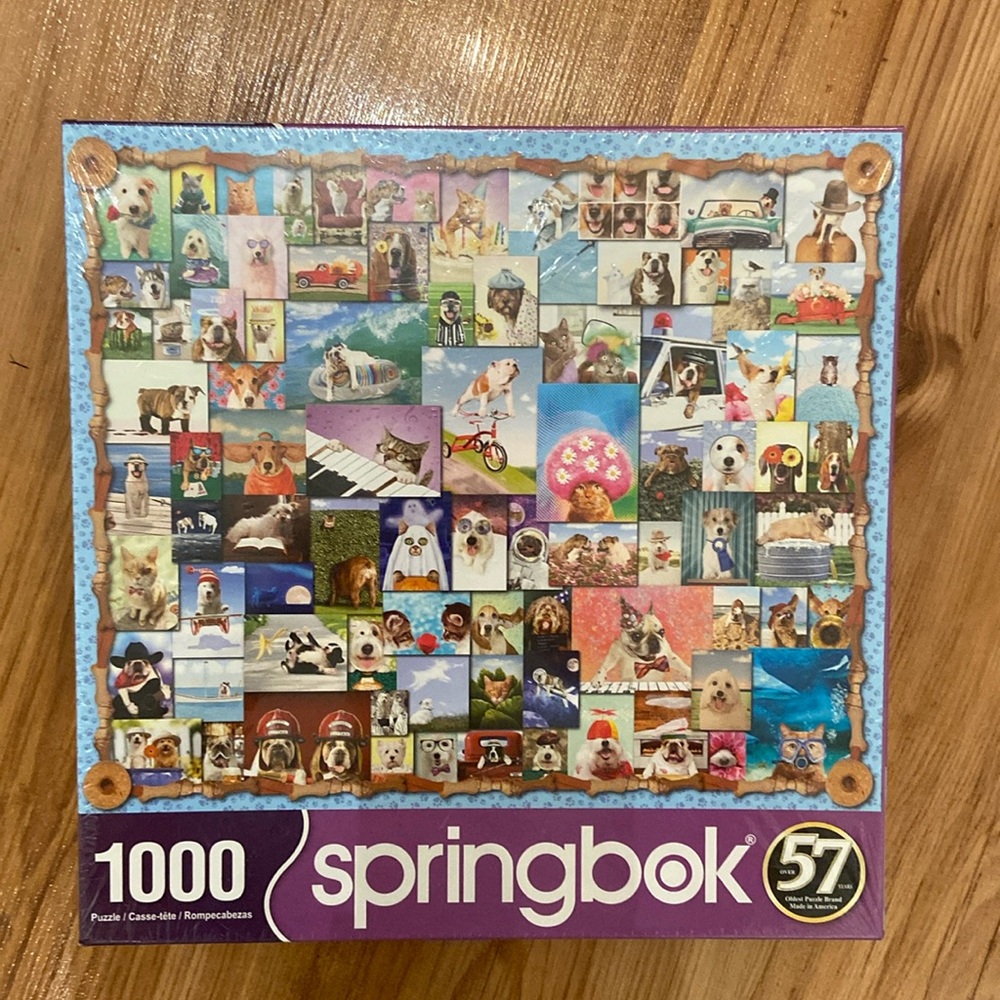 ♥️ HOST PICK ♥️SPRINGBOK 1000 piece puzzle “Animal Quackers” new & unopened